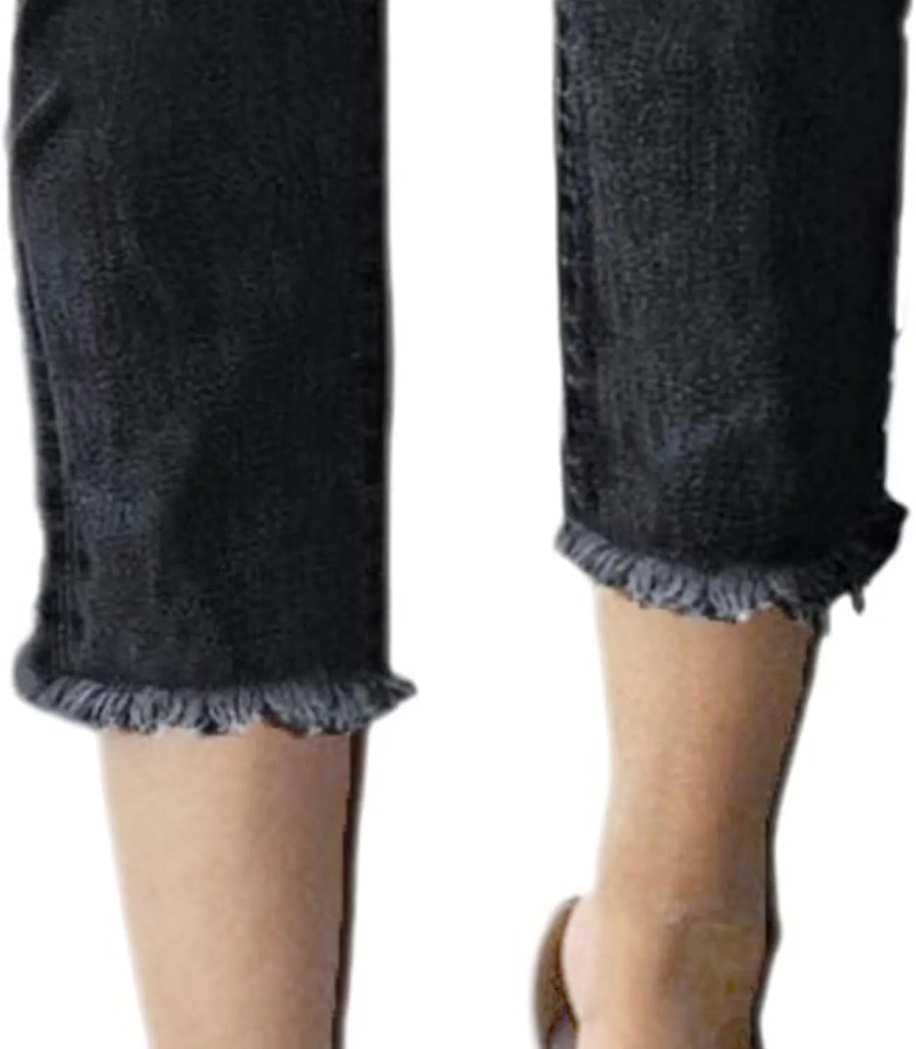Women's High Waist Stretch Jeans Fashion Retro Slim Fit 2025 Spring Summer Tight Lifting Hip Casual Pants Solid Color