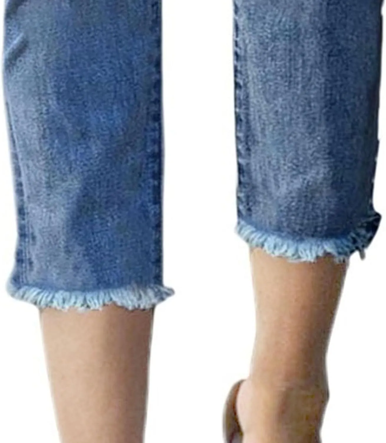 Women's High Waist Stretch Jeans Fashion Retro Slim Fit 2025 Spring Summer Tight Lifting Hip Casual Pants Solid Color