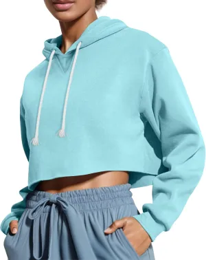 Women'S Hoodies Graphic Long Sleeve Side Slit Zipper Pullover Hoodie Drawstring Crop Tops Fall Solid Color Sweatshirts