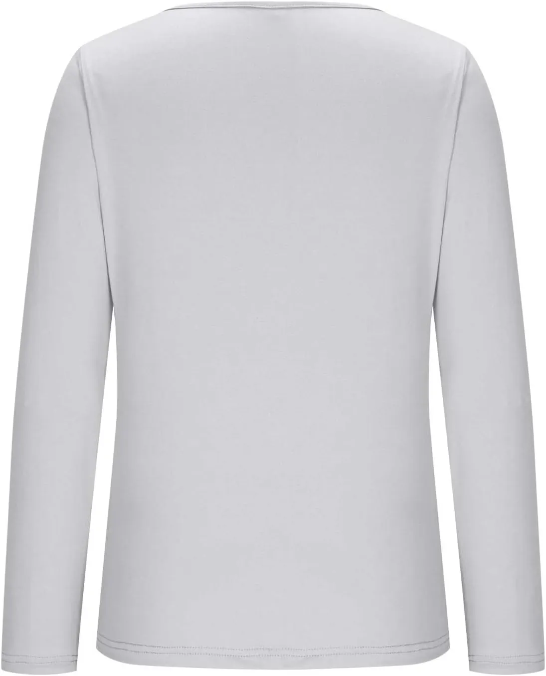 Women's Ruched V Neck Slim Fitted T Shirts 2025 Spring Summer Basic Solid Color Long Sleeve Layering Tee Tops