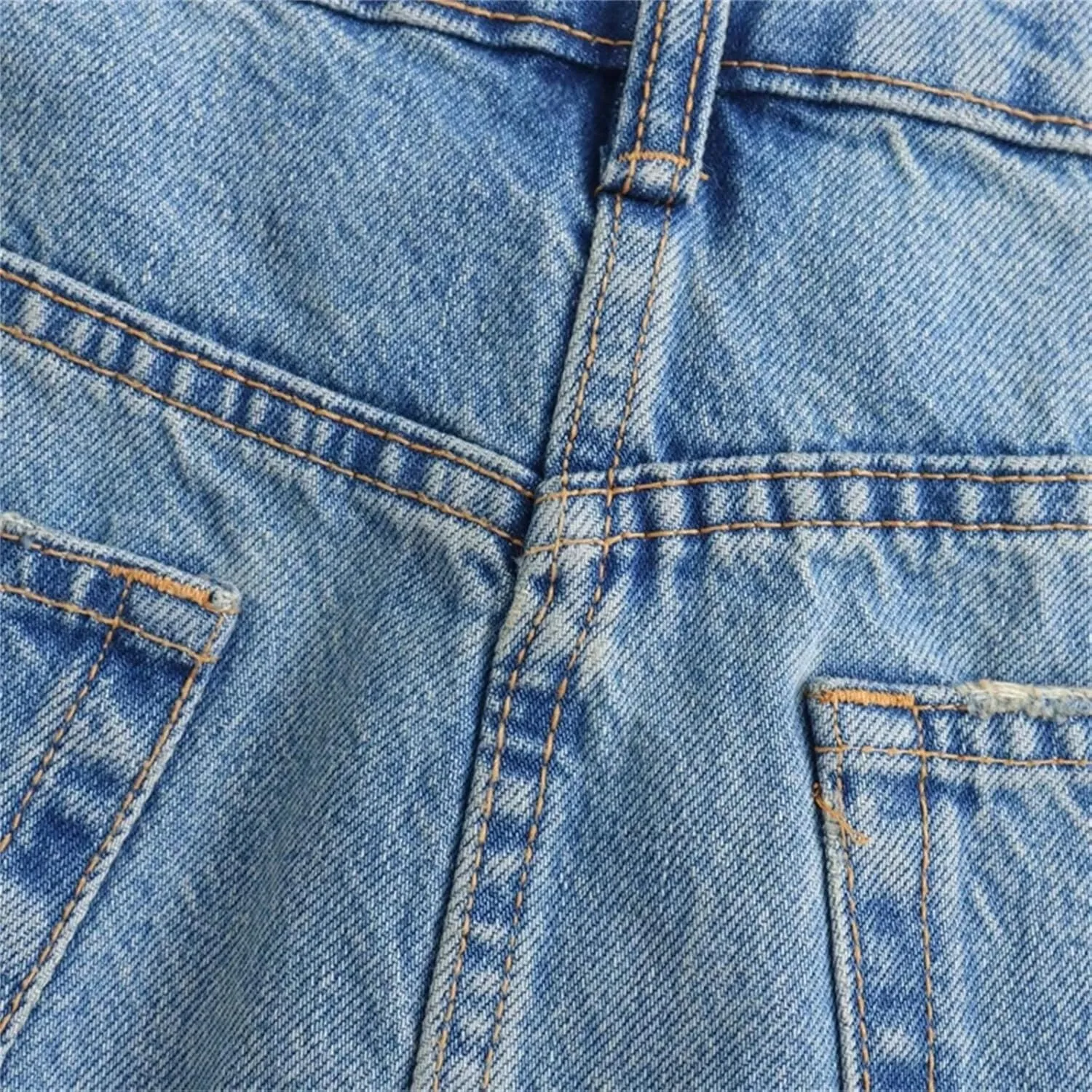 Women's Spring Summer Fashion Mini Denim Skirts Casual High Street Packaged Hip Skirts