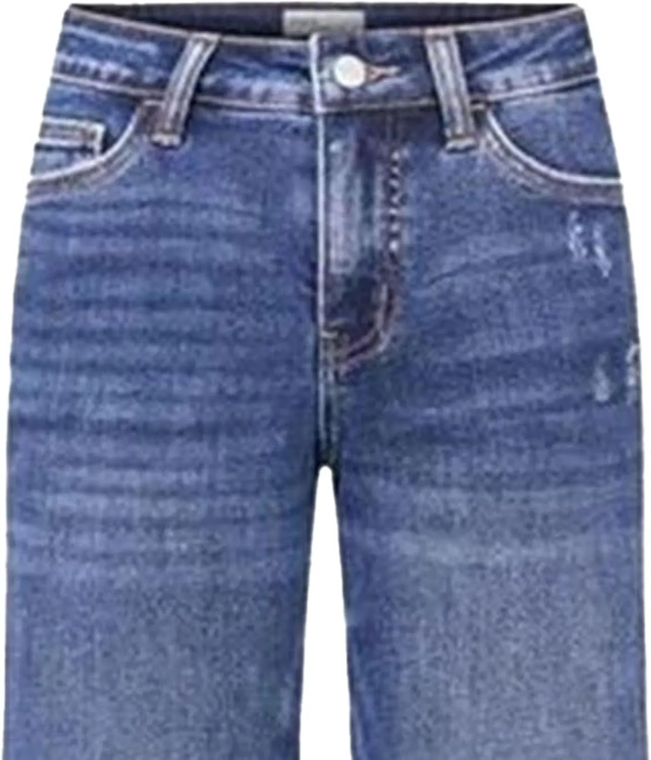Women's Straight Stretch Wide Leg Pants Business Casual High Waist Jeans Slim Fit Fashion Retro Loose Solid Color