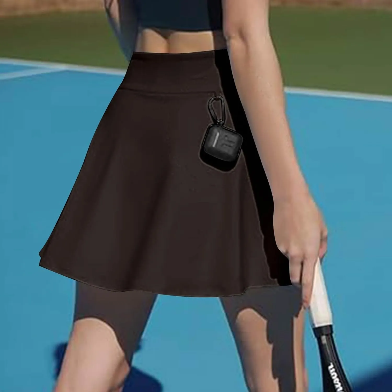 Womens Tennis Skirt High Waisted Pleated Golf Skirts Casual Summer Flowy Athletic Skorts with Built-in Shorts
