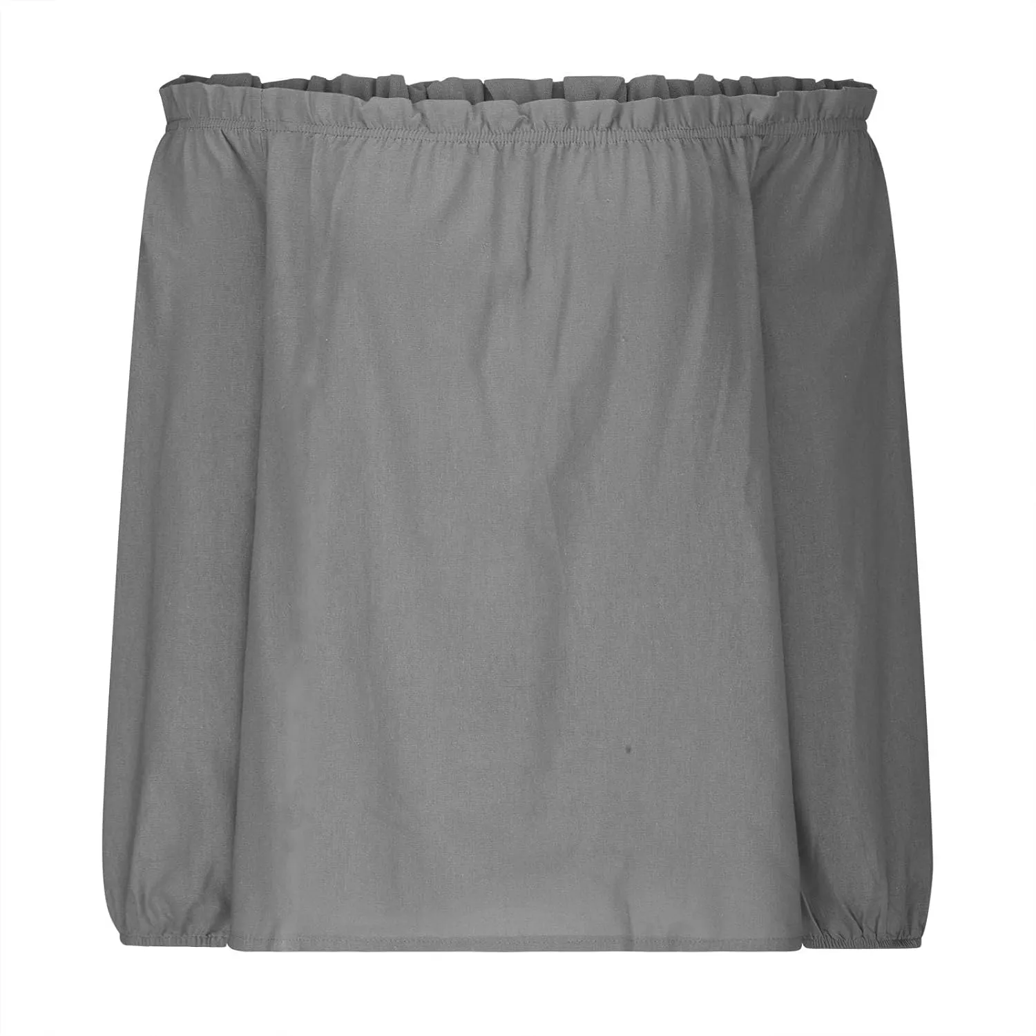 Womens Tops Trendy Fashion Cotton Linen Solid Shirts Sexy Off Shoulder Long Sleeve Blouses Summer Cute Loose Comfy Tees
