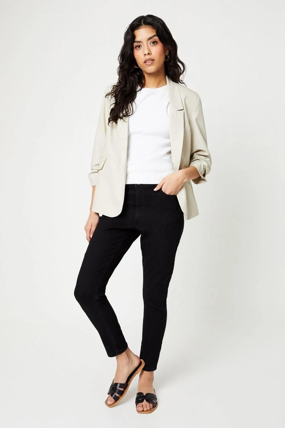 Womens/Ladies Stretch Petite Skinny Jeans