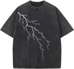 Y2K Graphic T-Shirts Vintage Oversized Tees Streetwear Casual Acid Washed Tops for Men Women