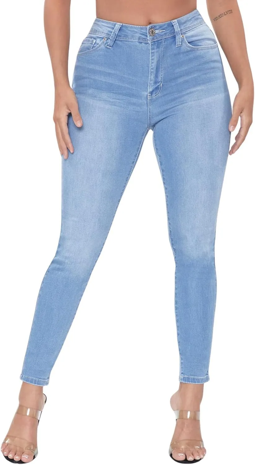 YMI Women's Plus Essential Skinny Jeans