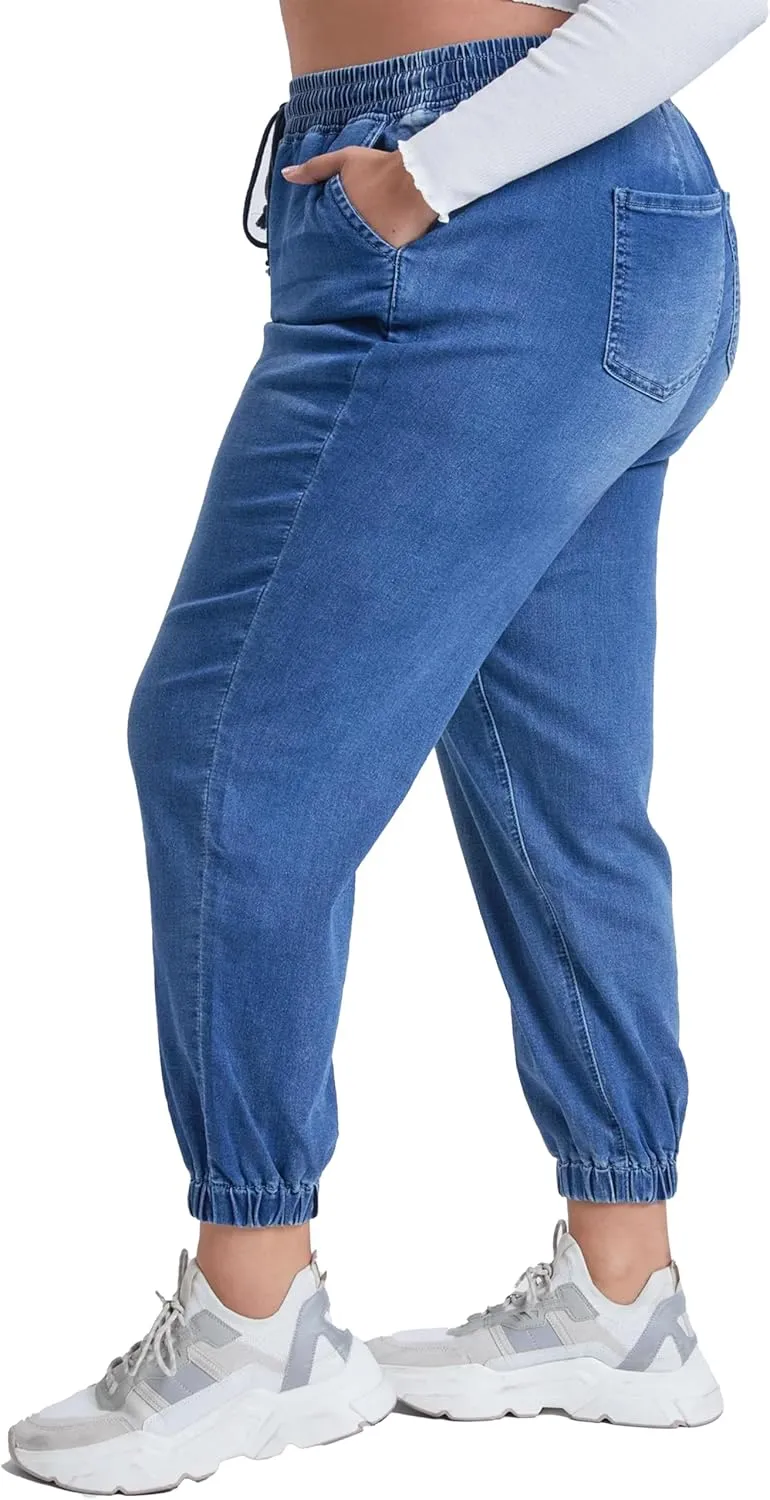 YMI Women's Plus Essential Skinny Jeans