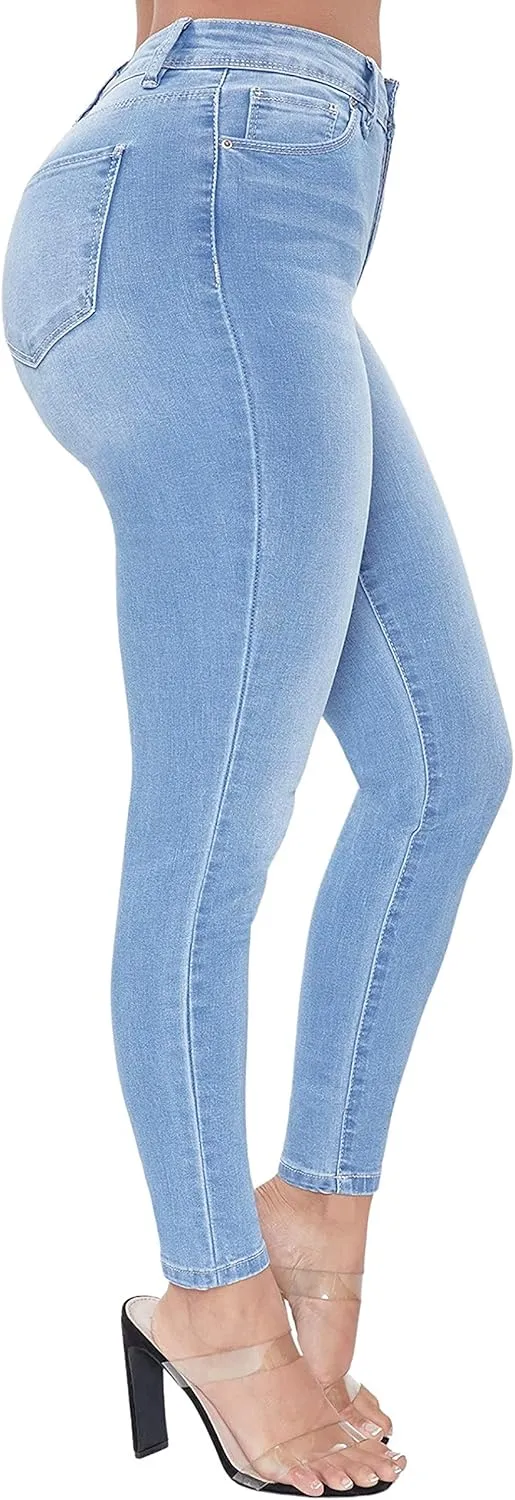 YMI Women's Plus Essential Skinny Jeans